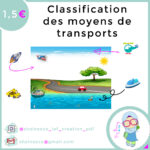 classification des moyens de transport